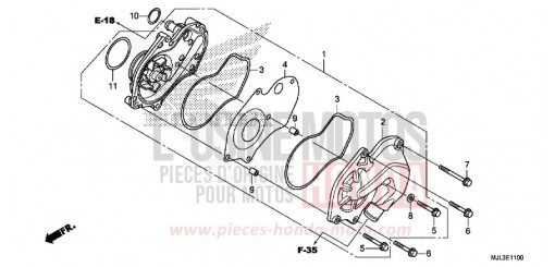 POMPA ACQUA NC750XAE di 2014